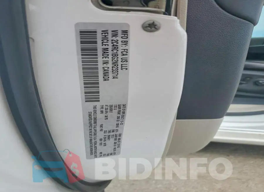 2C4RC1BG2NR233714 Photo# 13