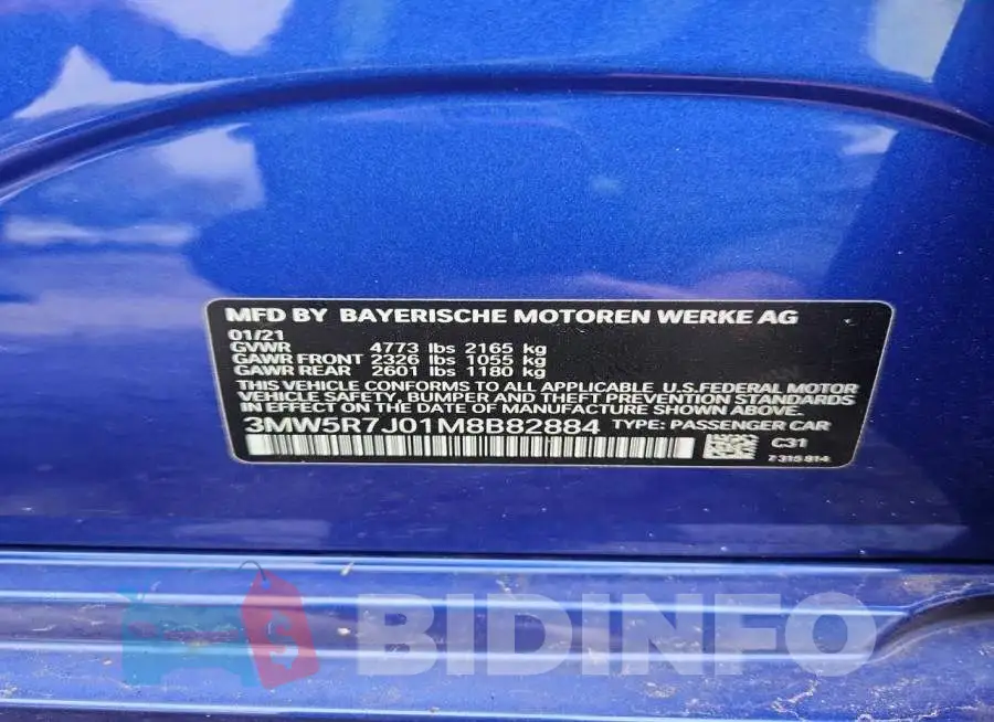 3MW5R7J01M8B82884 Photo# 13