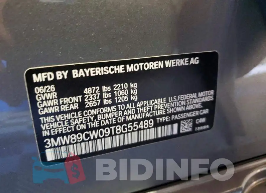 3MW89CW09T8G55489 Photo# 12