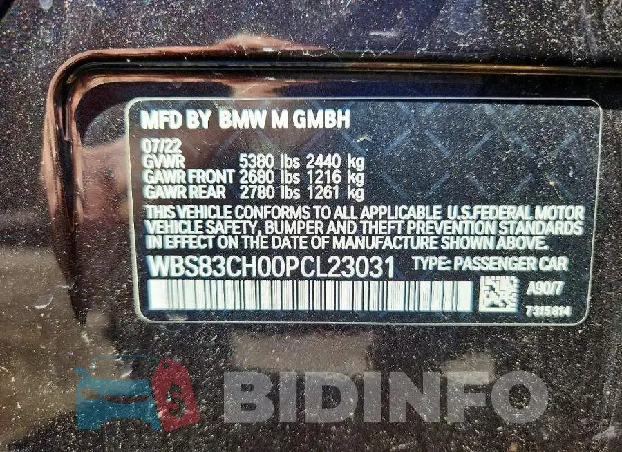 WBS83CH00PCL23031 Photo# 12