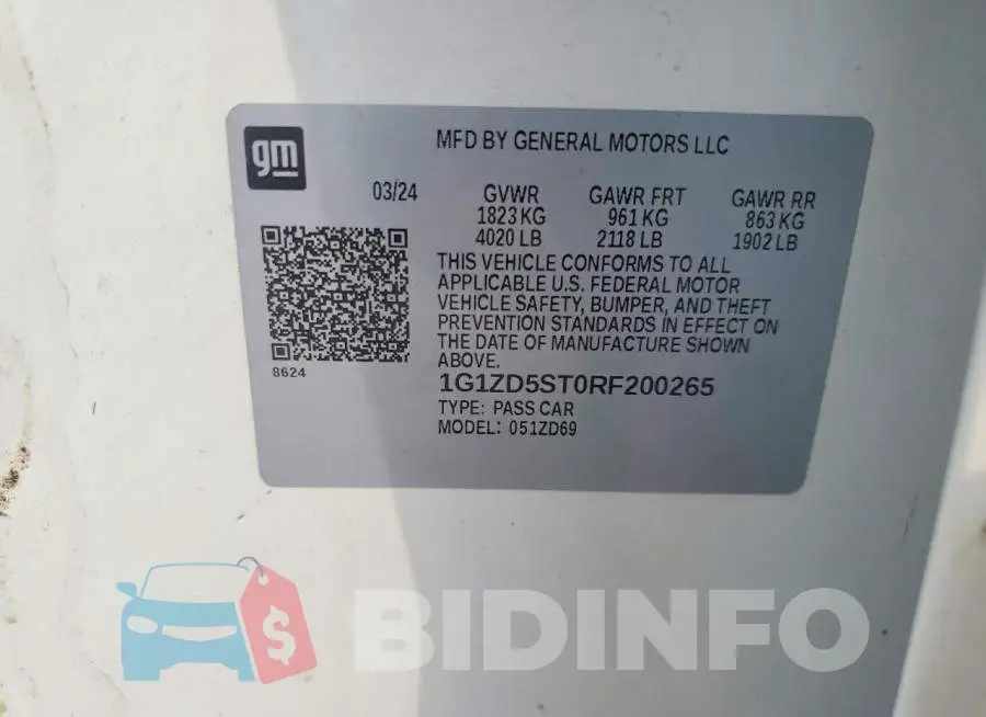 1G1ZD5ST0RF200265 Photo# 12