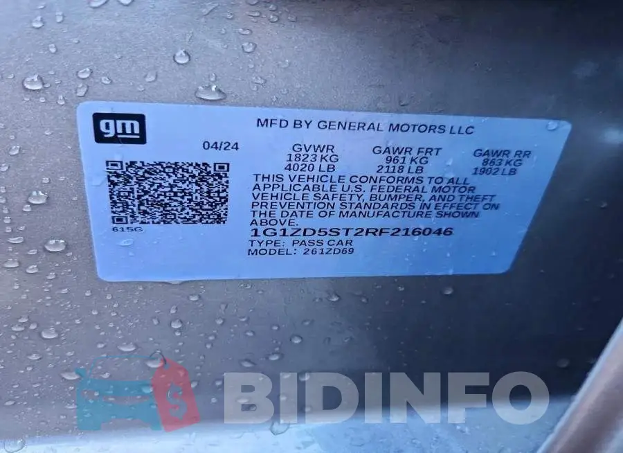 1G1ZD5ST2RF216046 Photo# 12