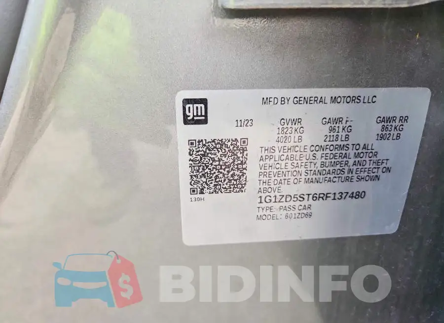 1G1ZD5ST6RF137480 Photo# 12