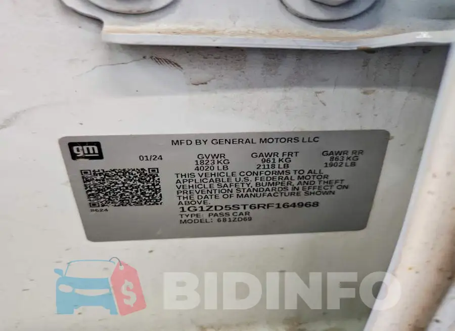 1G1ZD5ST6RF164968 Photo# 12