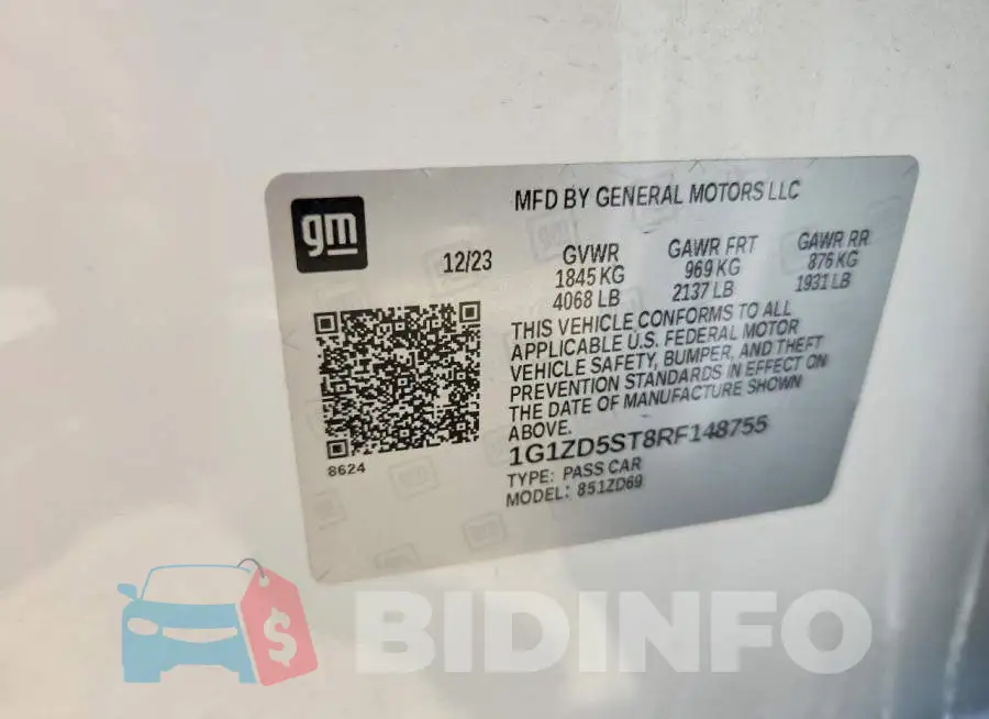 1G1ZD5ST8RF148755 Photo# 12