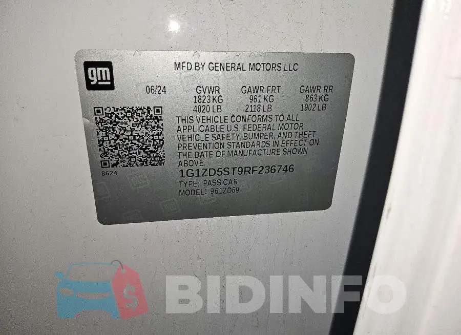 1G1ZD5ST9RF236746 Photo# 12