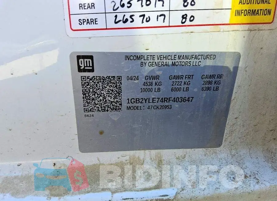 1GB2YLE74RF403647 Photo# 13