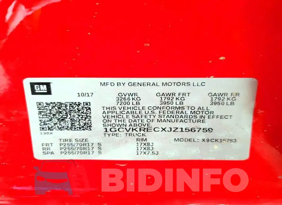 1GCVKRECXJZ156759 Photo# 13