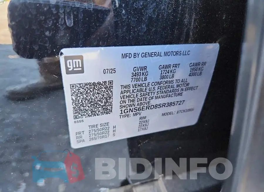 1GNS6ERD8SR385727 Photo# 13