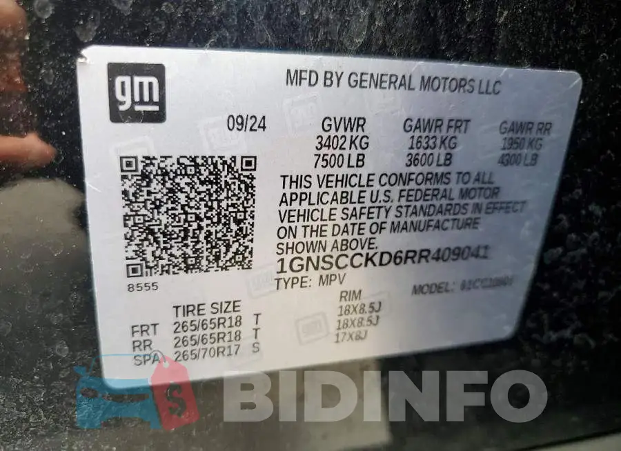 1GNSCCKD6RR409041 Photo# 14