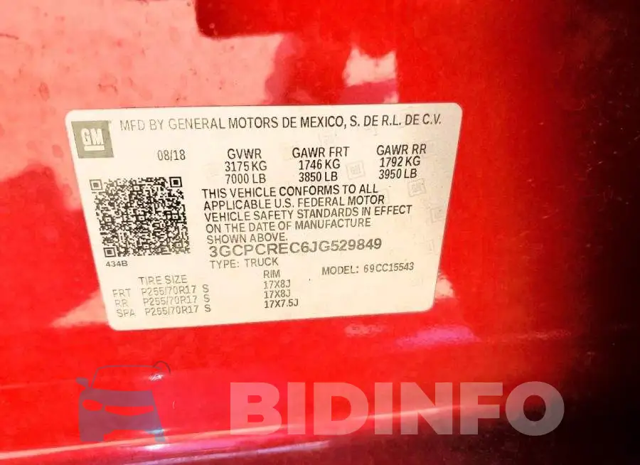 3GCPCREC6JG529849 Photo# 13