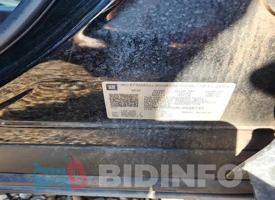 3GNKBKRS4LS556724 Photo# 13