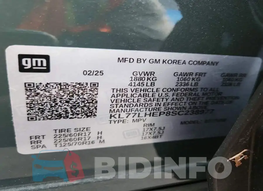 KL77LHEP8SC238977 Photo# 12