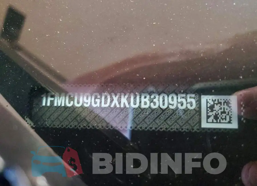 1FMCU9GDXKUB30955 Photo# 13