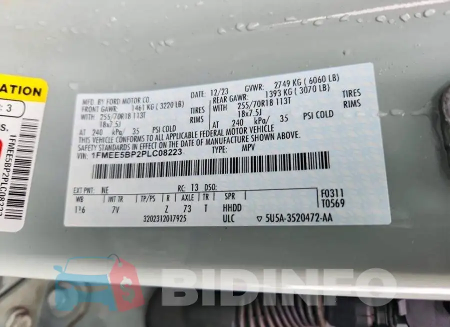 1FMEE5BP2PLC08223 Photo# 14