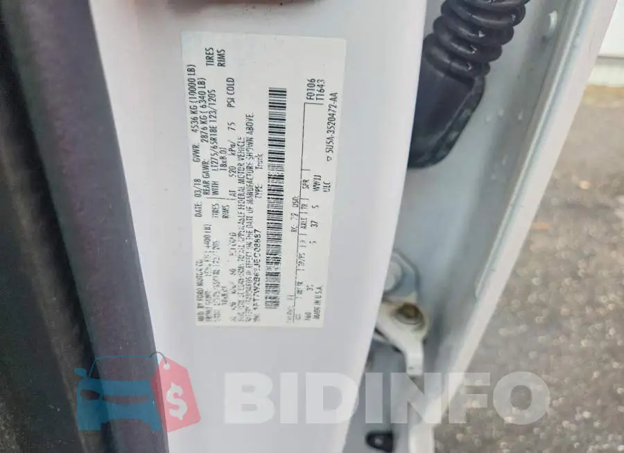 1FT7W2B63JEC08887 Photo# 12