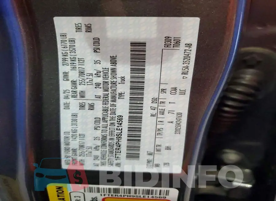 1FTER4PH9SLE14569 Photo# 12