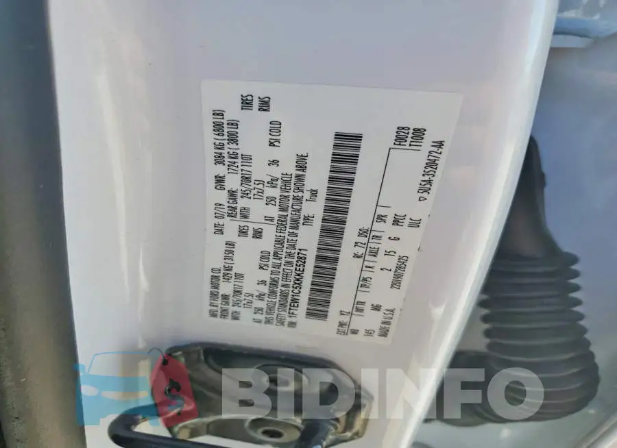 1FTEW1C5XKKE52871 Photo# 12