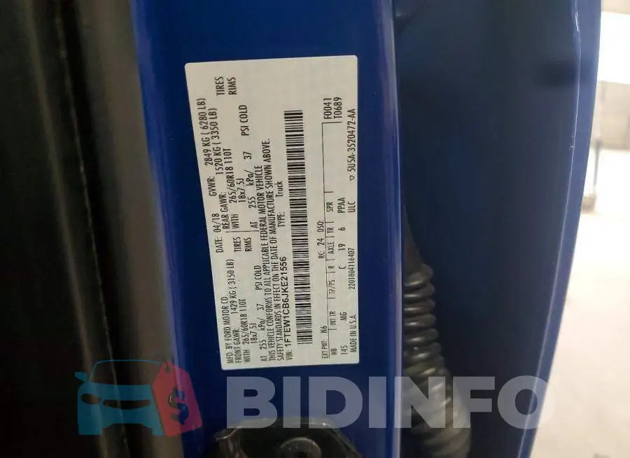1FTEW1CB6JKE21556 Photo# 12