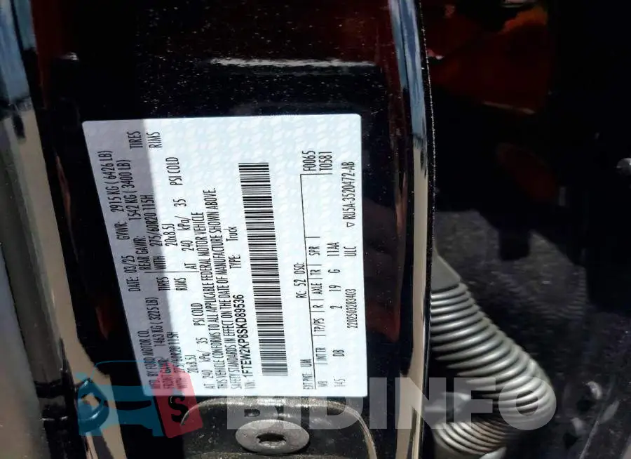 1FTEW2KP8SKD89536 Photo# 13