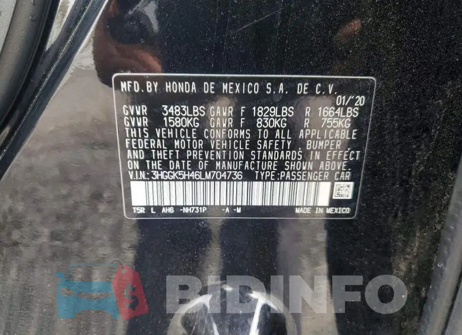 3HGGK5H46LM704736 Photo# 14