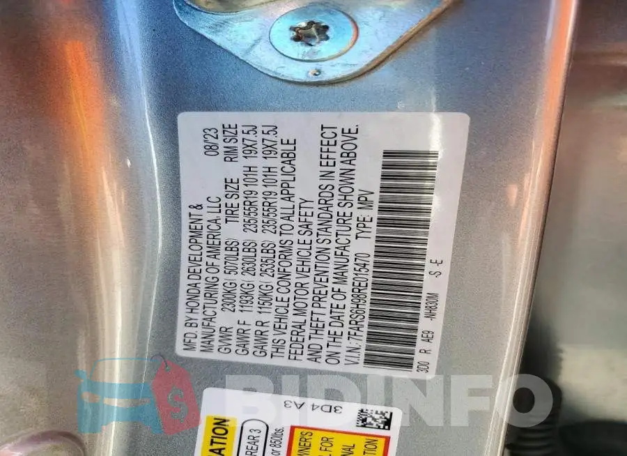 7FARS6H98RE015470 Photo# 13