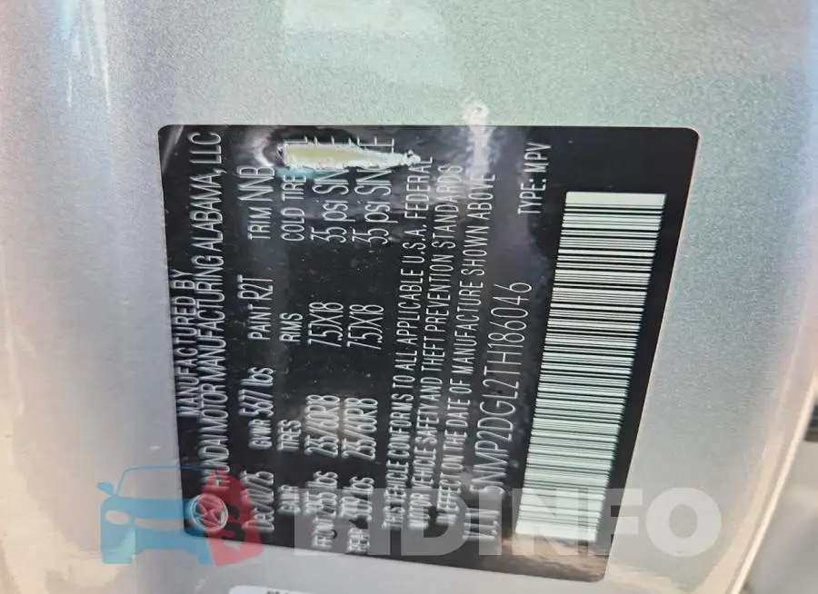 5NMP2DGL2TH186046 Photo# 13