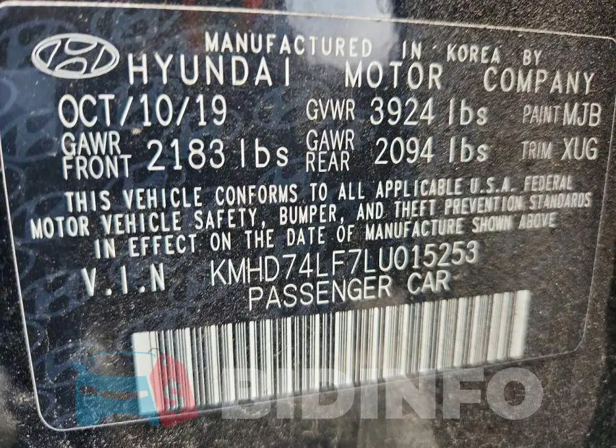 KMHD74LF7LU015253 Photo# 13