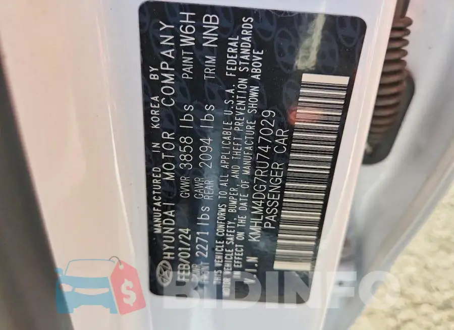 KMHLM4DG7RU747029 Photo# 12