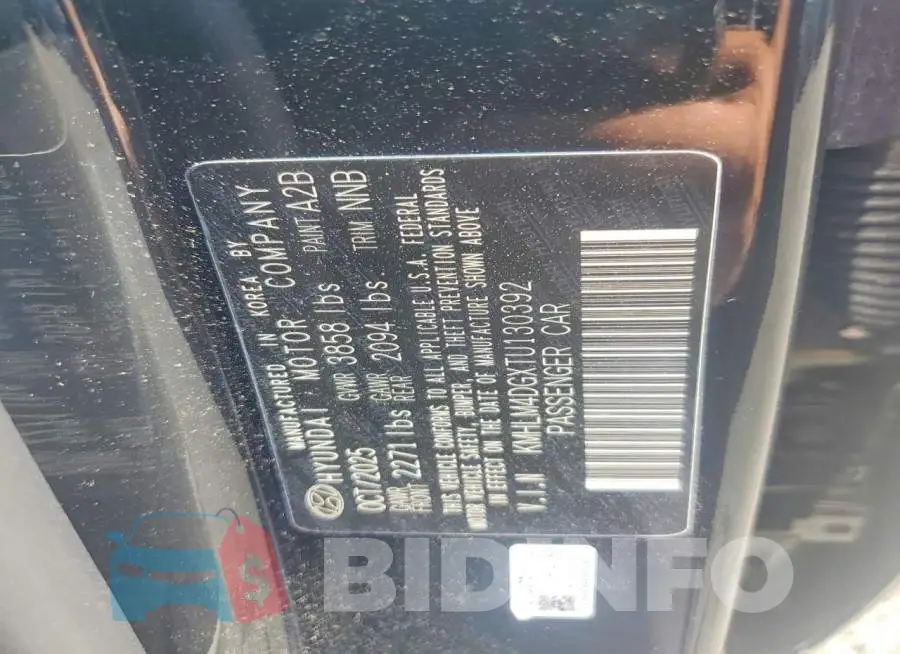 KMHLM4DGXTU130392 Photo# 12