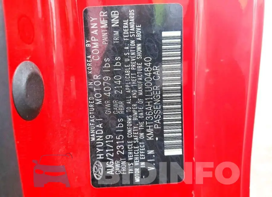 KMHT36AH1LU004840 Photo# 12
