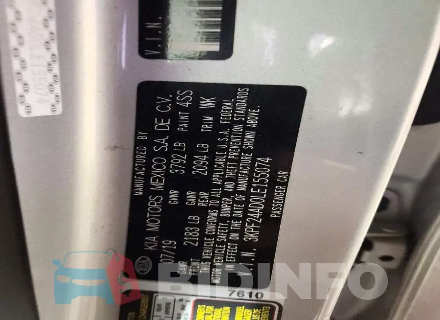 3KPF24AD0LE155074 Photo# 12