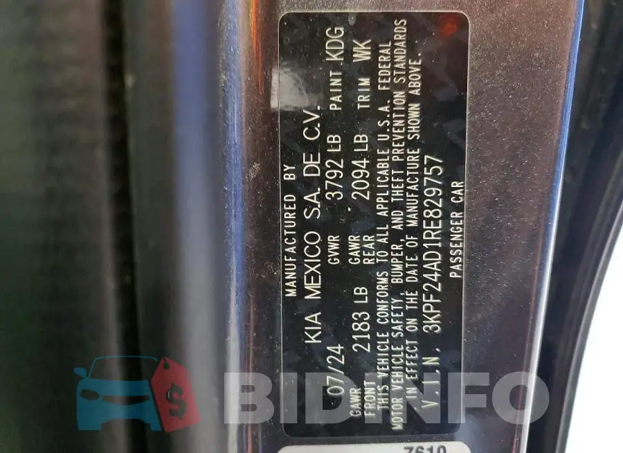 3KPF24AD1RE829757 Photo# 12