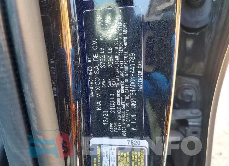 3KPF54AD0NE441789 Photo# 13