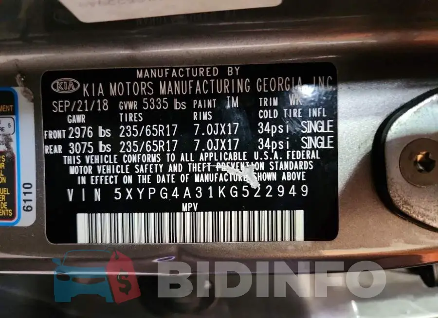 5XYPG4A31KG522949 Photo# 13