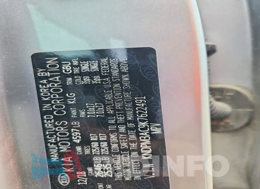 KNDPM3AC9K7622491 Photo# 13