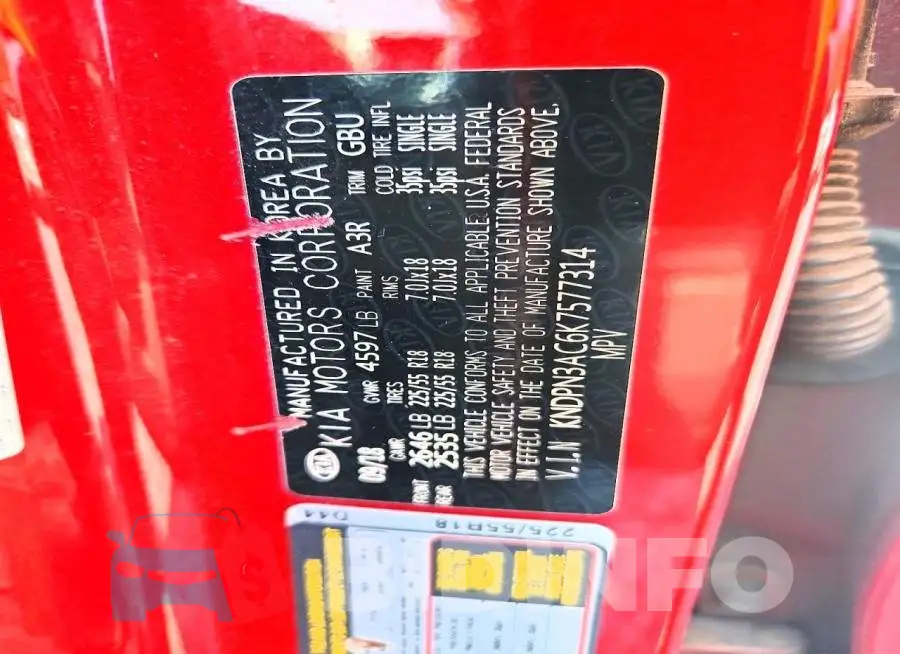 KNDPN3AC6K7577314 Photo# 13