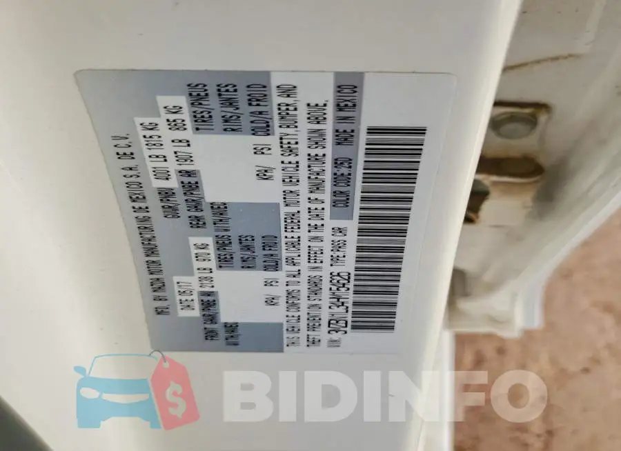 3MZBN1L34HM154626 Photo# 12