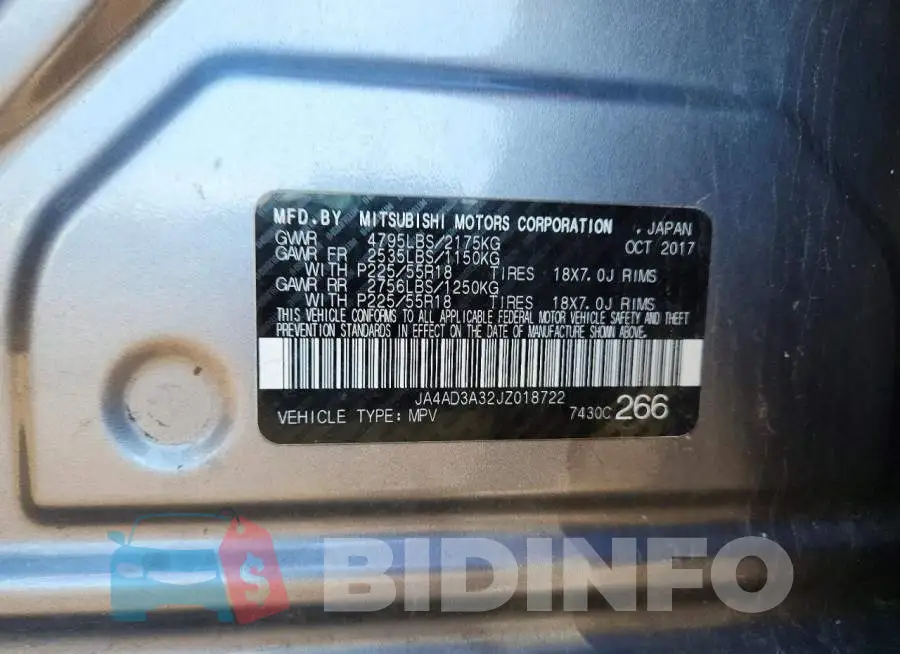 JA4AD3A32JZ018722 Photo# 13