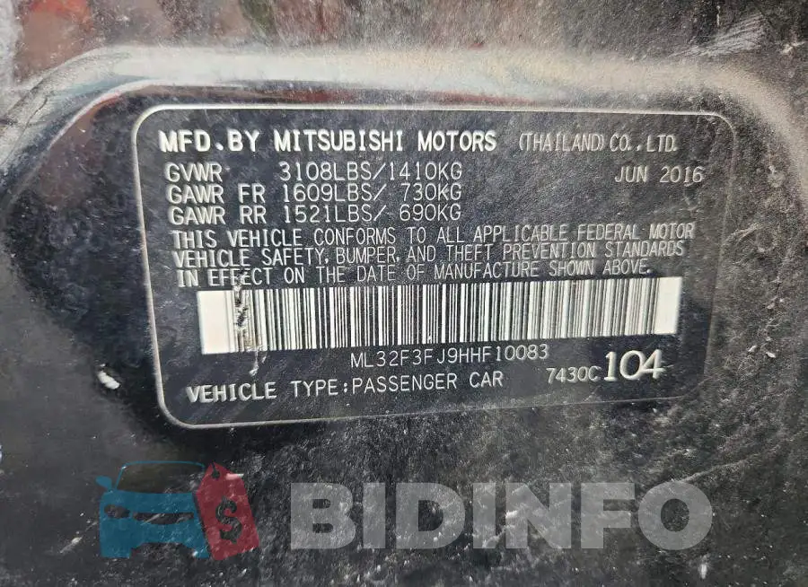 ML32F3FJ9HHF10083 Photo# 12