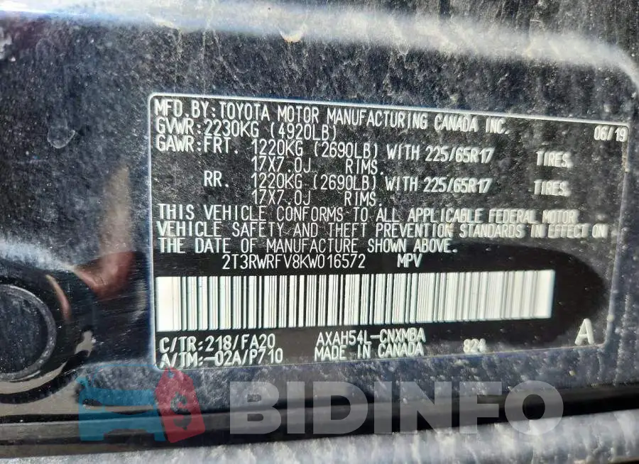 2T3RWRFV8KW016572 Photo# 13