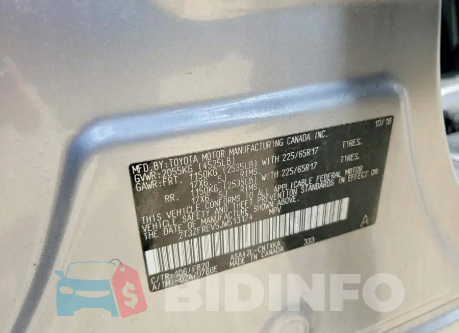 2T3ZFREV5JW513174 Photo# 13