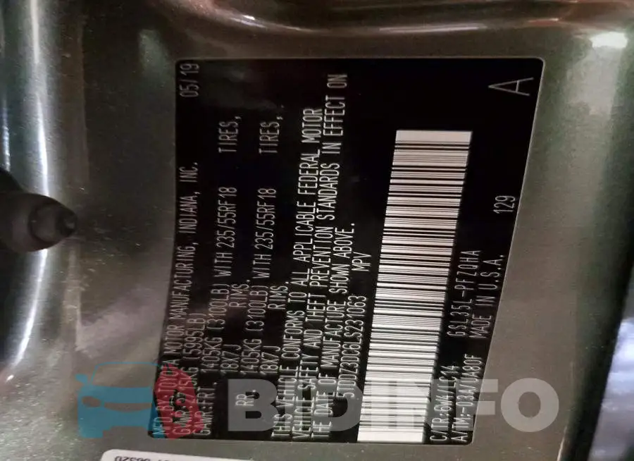 5TDDZ3DC6LS231063 Photo# 13