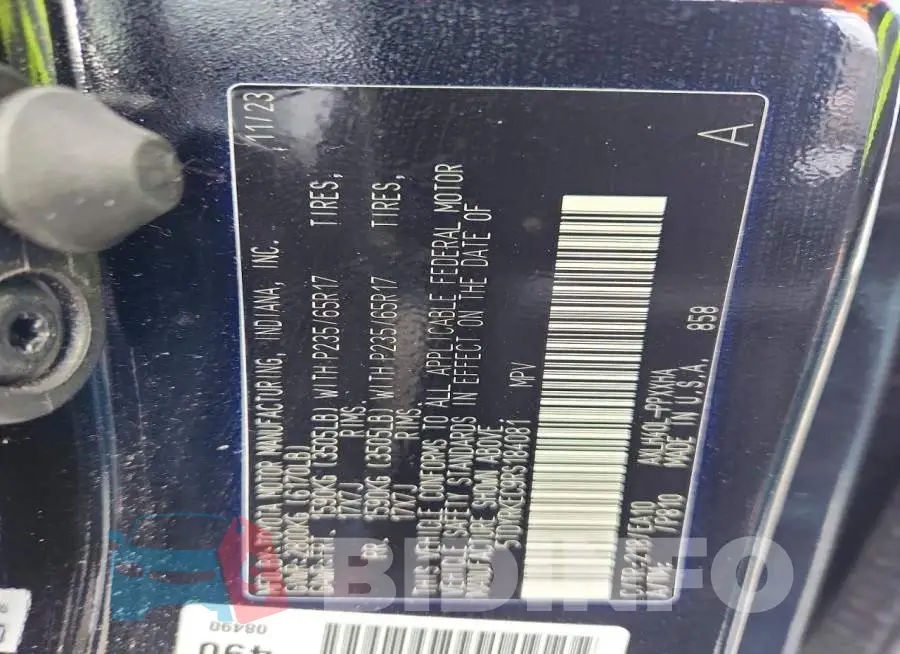 5TDYRKEC9RS184081 Photo# 14