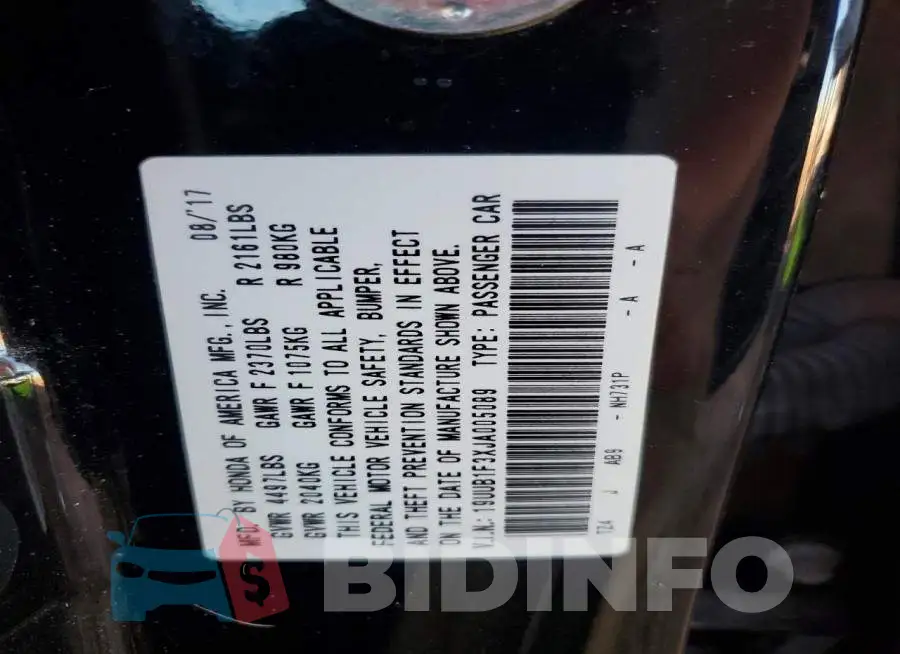 19UUB1F3XJA005089 Photo# 12