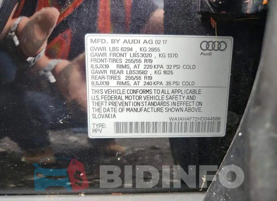 WA1AHAF72HD044586 Photo# 13