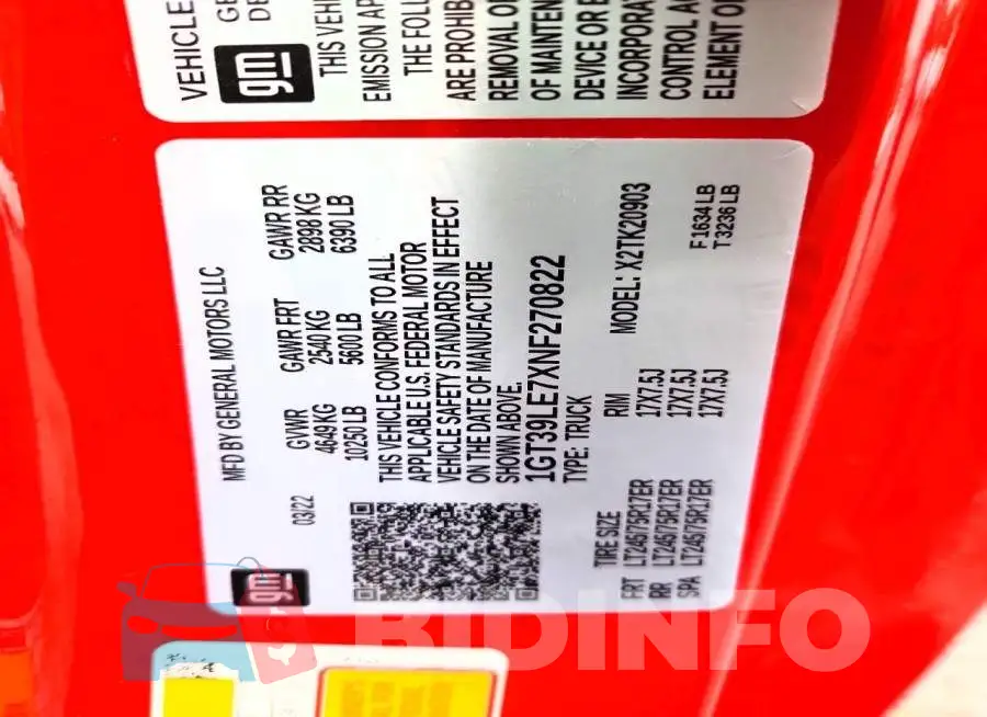 1GT39LE7XNF270822 Photo# 12