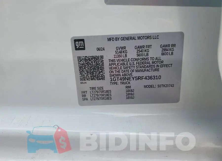 1GT49NEY5RF436310 Photo# 12