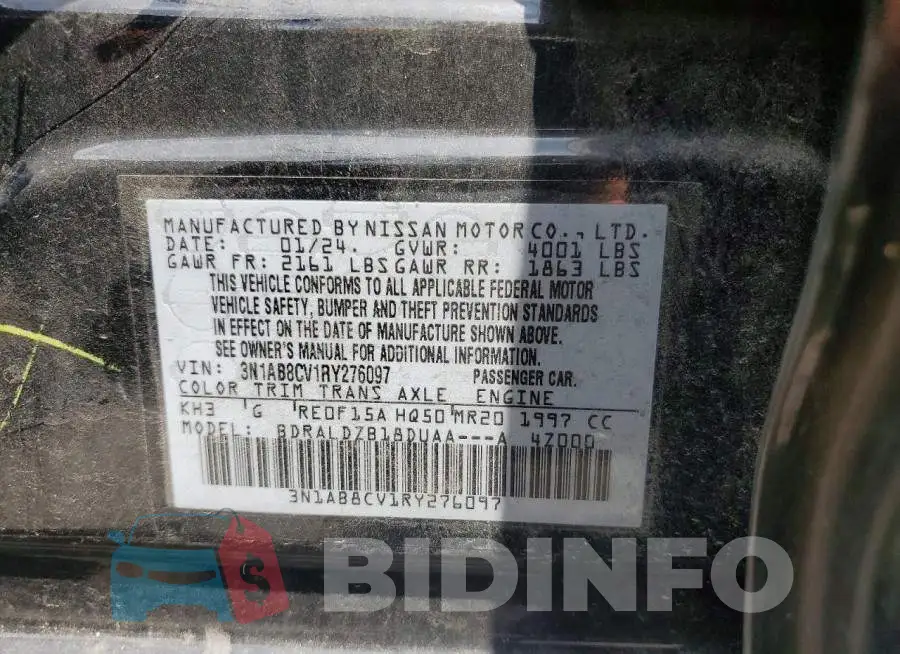3N1AB8CV1RY276097 Photo# 12