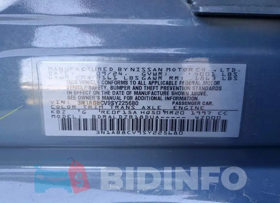 3N1AB8CV9SY225680 Photo# 13